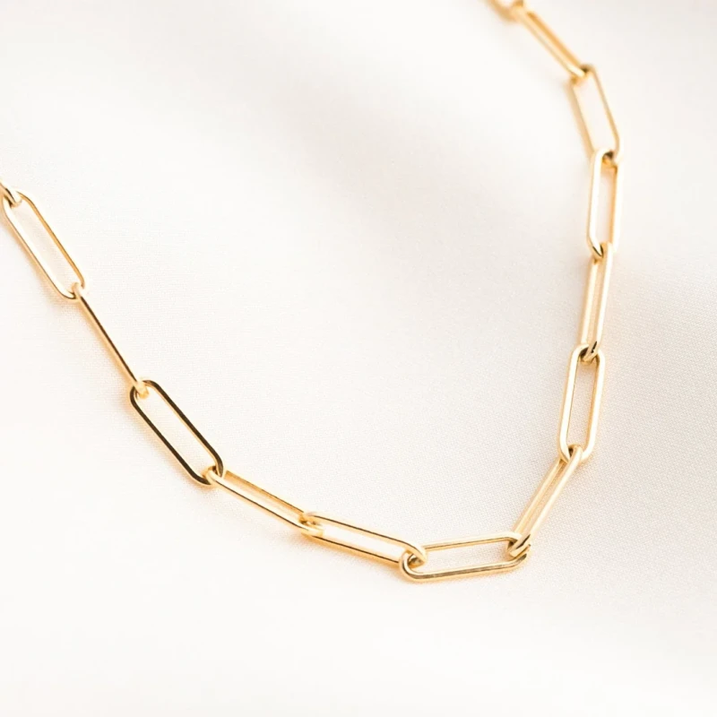 Chunky Paperclip Necklace 5