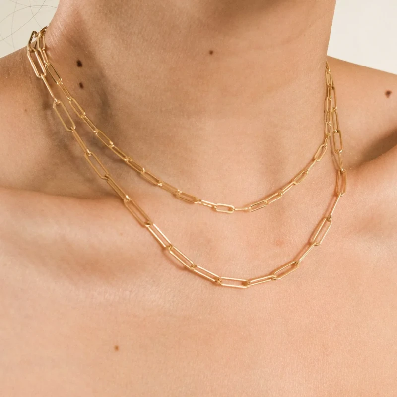 Chunky Paperclip Necklace 6